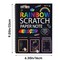 Rainbow Coloring Scratch-Off Notebook Set for Kids 12 Sheets